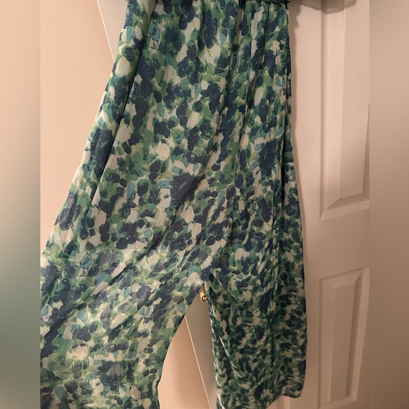 NWT ZARA FLUID PRINTED LONG JUMPSUIT Size L - Picture 5 of 9